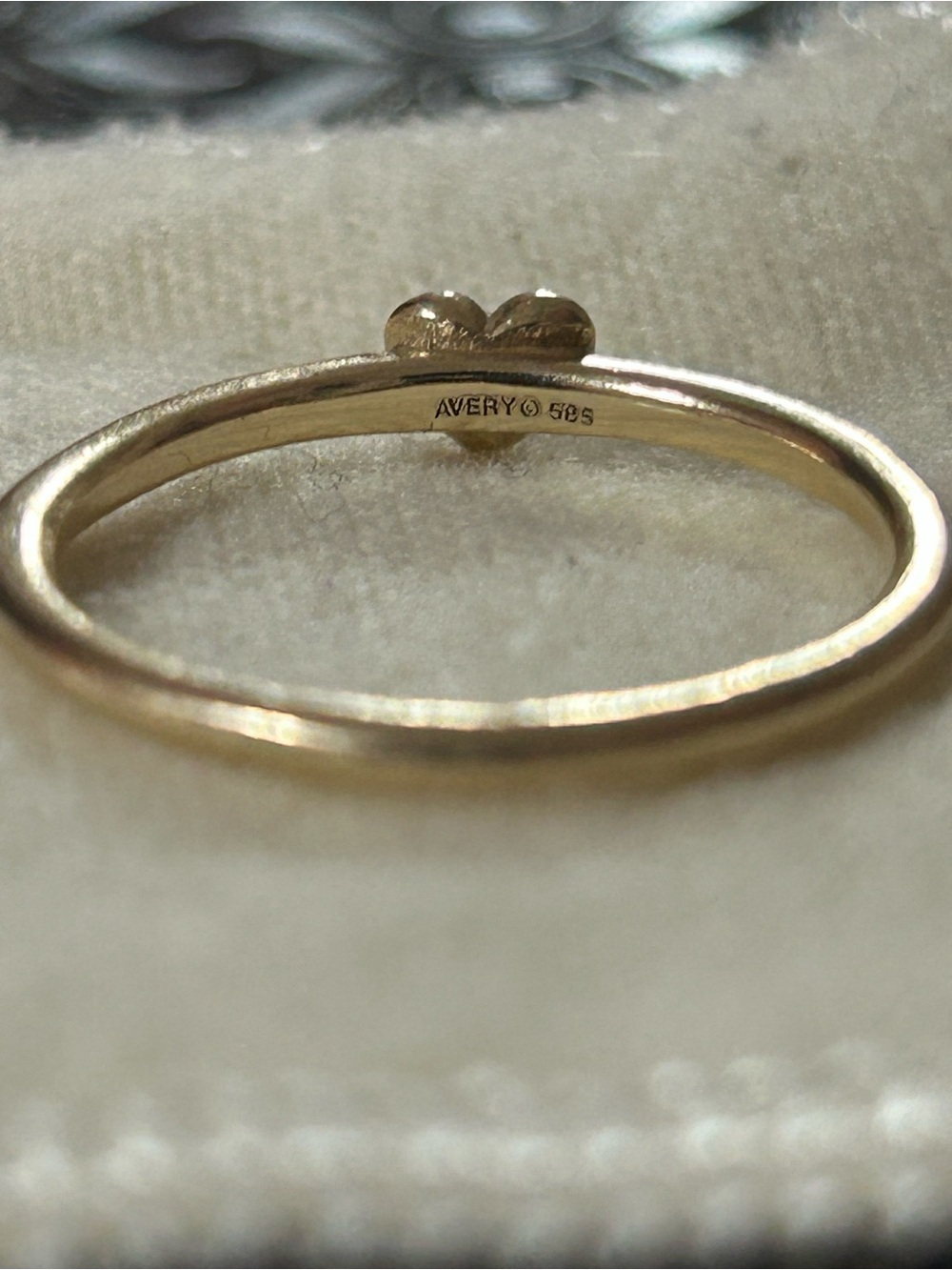 James Avery Pure Heart Ring - 14k Gold - Picture 2 of 2
